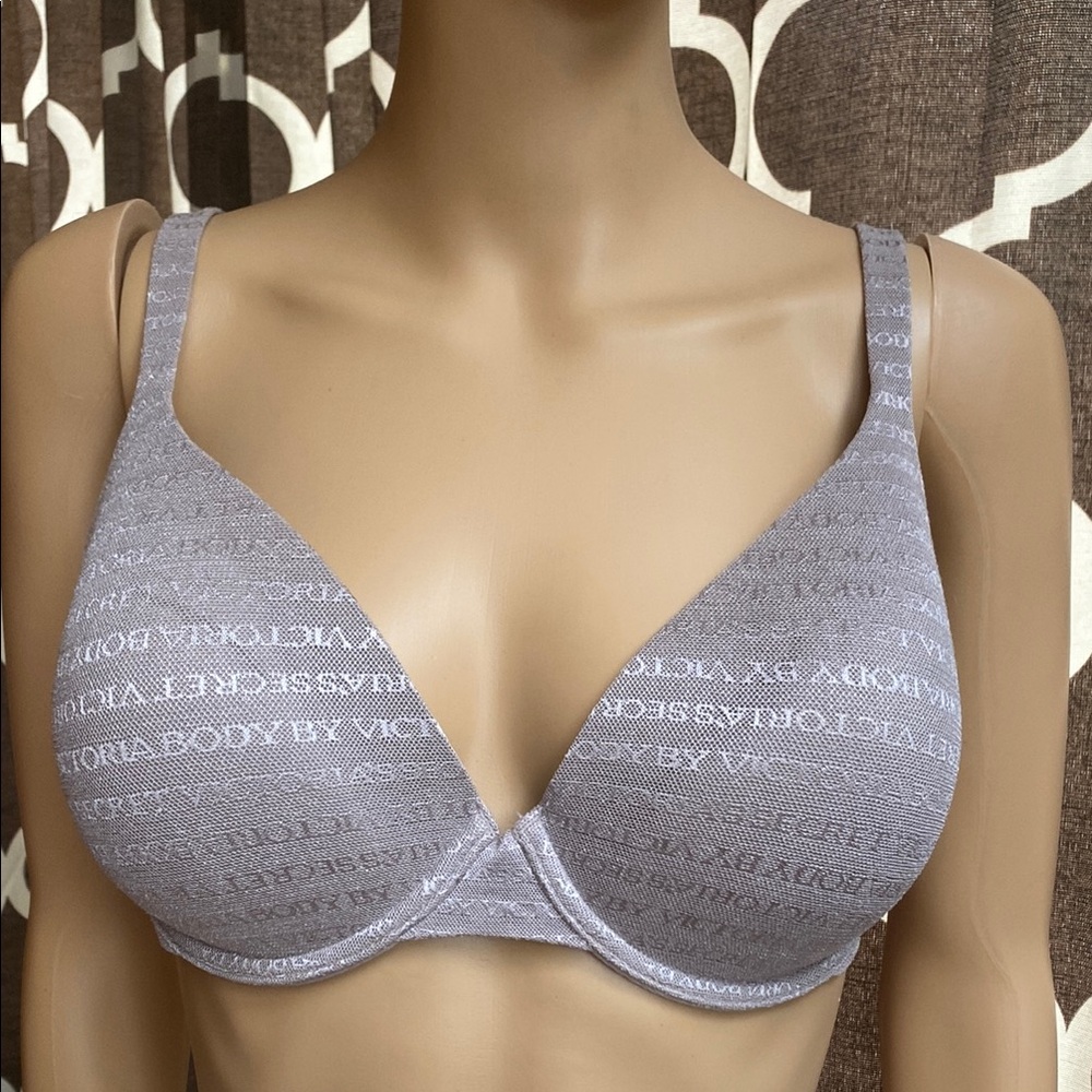 Victoria's Secret Gray Push-Up Bra